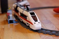 Image train blanc lego